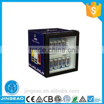 50L Mini display cooler,beverages display fridge, Glass door