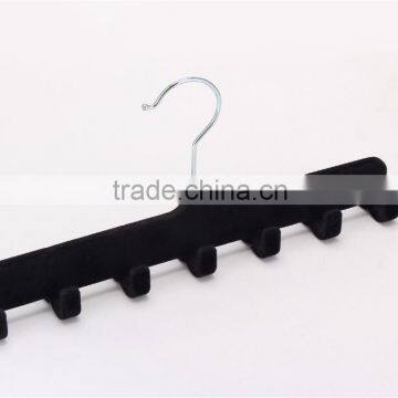 Standby Velvet Flocked Belt Hanger Gentlemen Custom Suit Hangers Tie Organizers photo-3