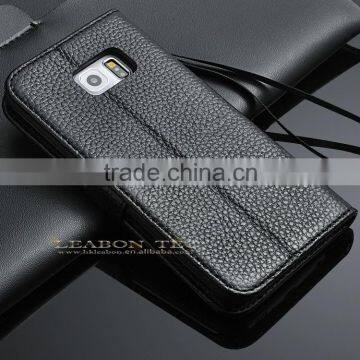 For s6 Edge Leather Case, For Samsung Galaxy S6 Edge Cowhide Genuine Leather Case, For Galaxy S6 Leather Case photo-3