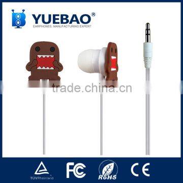 promotion earphone with PVC big mouth shape
