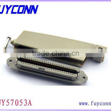 All Plastic TYCO 90 Degree Receptacle Solder Type Champ 50 Pin Socket Connector 2.16mm Pitch