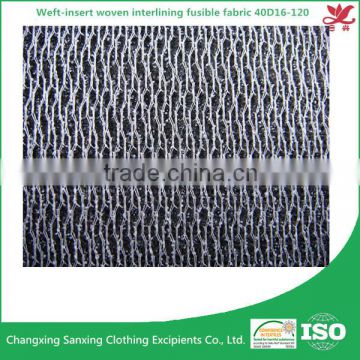 Factory directly warp knitting woven fabric fusible interlining 40D16-120