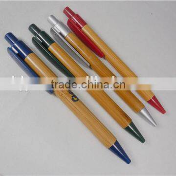 Customized Logo Shiny Wooden Ball Pen In Straight Barrel,Eco Wood Pen Set photo-2