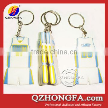 3D Soft PVC Polo Shirt Keychain