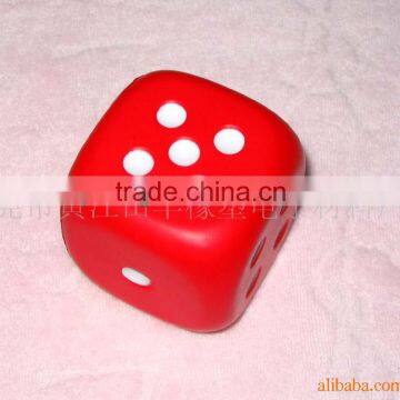 2014 promotional top quality soft Polyurethane foam dice