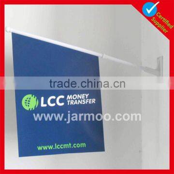 Outdoor Vinyl Wall Flag Pole