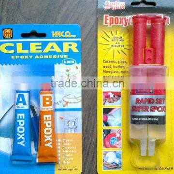 5 minutes 20ml transparent clear epoxy glue in tube