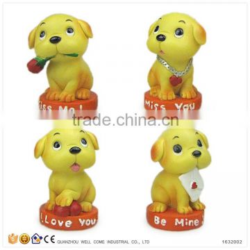 Cheap Handmade Small Dog Decoration for Valentine Day Gifts 2016