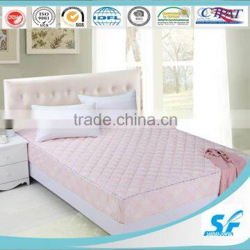 high quality waterproof king bed quilting fitted sheet for home