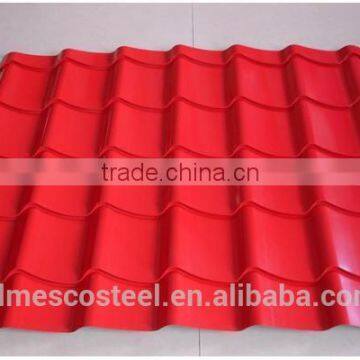 GI/GL/PPGI/PPGL Glazed tile roof for building