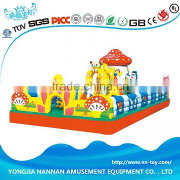 Commercial Outdoor Inflatable Bouncer Castle With Slide for Sale photo-4