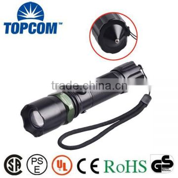 Having Useful safety Hammer Multi-Zoom Rechargeable LED Torch