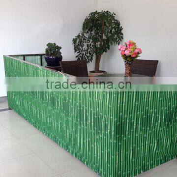 Shifting pattern printing polyester balcony cover water-proof anti-uv shanghai