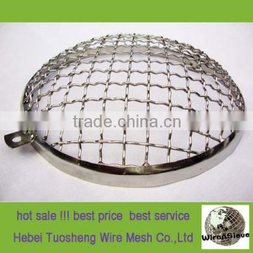 cheap halcyon 7inch stainless steel mesh headlamp stone guard factory made in China