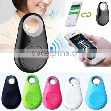 2-in-1 Bluetooth 4.0 GPS Tracker Self-Portrait Anti-lost Alarm Key Finder Device Black