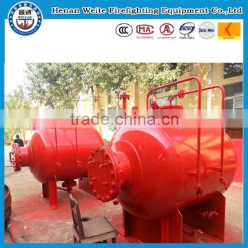 PHYM/PHYML Fire fighting pressure 3 cubic tank Pressure type foam tank vertical and horizontal