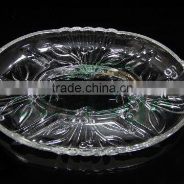 Fashionable First Rate High Quality food grade glass plate dish