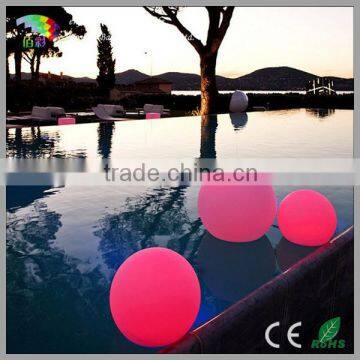 Illuminated globe swimming pool LED ball