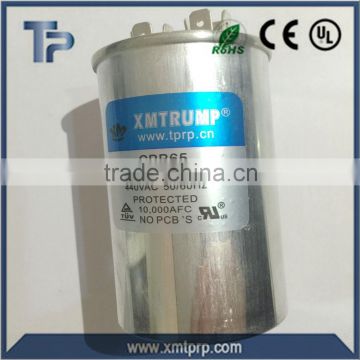 TP brand high quality round type CBB65 run capacitor for compressor