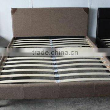 Fabric upholstered Bed w/slats-Full