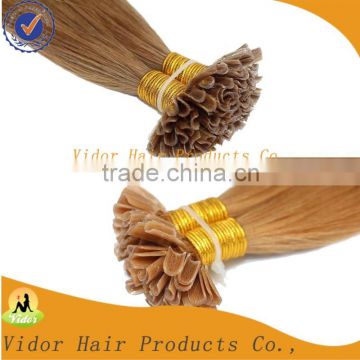 Hair Factory Wholesale Blond Color Long Straight Russian Remy U tip Hair