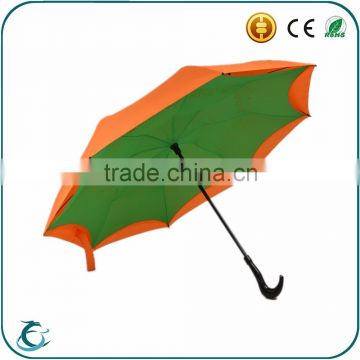 new design custom double auto close reverse inverted umbrella