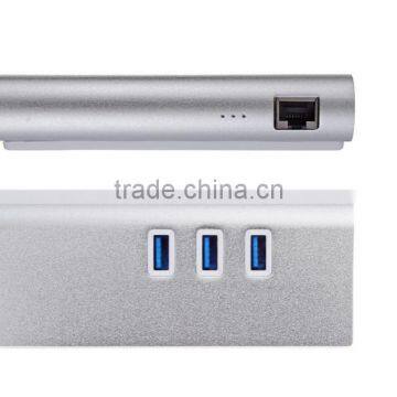 Type C USB 3.1 to 3 Port USB 3.0 With 10/100/1000 Gigabit Ethernet USB HUB photo-3