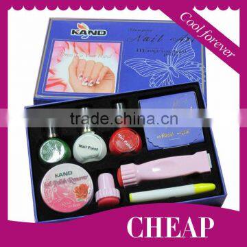 Stamping Nail Art Kit Polish Image Plate