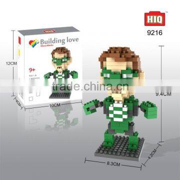 2016 hot hero figure diy plastic kids educational toys