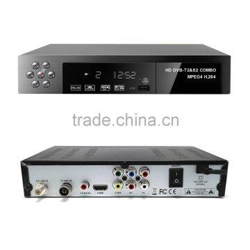 Stocks for Hot selling in Ghana, Ungand FTA HD DVB- S2 DVB-T2 COMBO MPEG4 H.264 SET TOP BOX