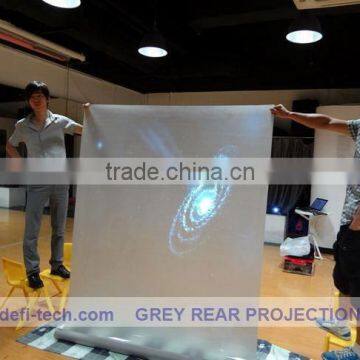 Christmas promotion gray transparent rear projection screen vinyl