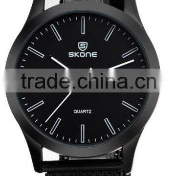 Chinese Wholesale Skone Brand ip Black Woven Watch photo-2