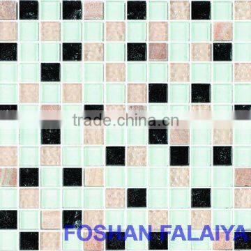 Crystal Mosaic Glass and Stone Mosaic GS043