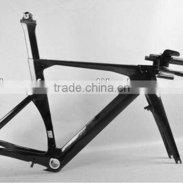 Dengfu Best selling fashionable chinese carbon TT bike frame carbon bicycle frame FM087