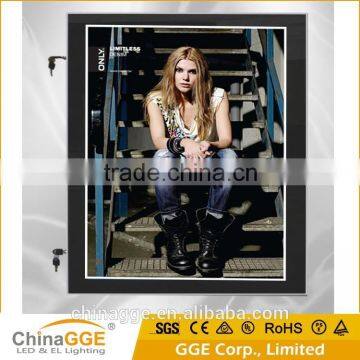 Unique design aluminum profiles outdoor light box waterproof led picture frames light box