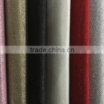 Latest Design Shinny Glitter With TC Backing Synthetic PU Leather for Women Shoes Upper