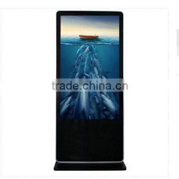 65" rounded stand-alone LCD vertical advertising player