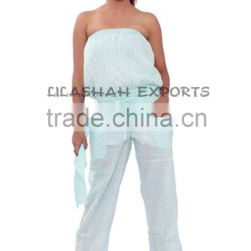 VP2773LC Cotton Printed Jumpsuit Dresses jump suit Vetement Babacool Hindu Ropa beachwear cloth cotton dresses