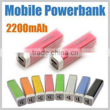 2200mah mini backup battery for mobile phones external battery for mobile phones