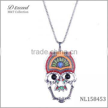 Fashion Alloy Skull Necklace,wholesale Cheap Skull Necklace photo-4