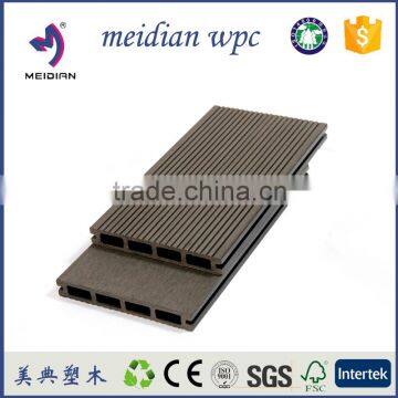 Outdoor WPC Composite Decking Floor hollow decking board 150*25mm