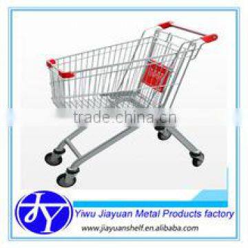 Zinc-plating Steel Shopping Trolley Equipment for Supermarket