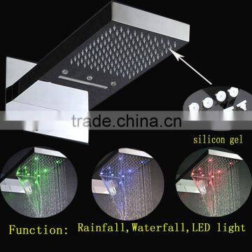 Water Pressure Control Led Shower Panel Bathroom ss Shower System Thermostatic Shower Mixer Rain Shower Head photo-2