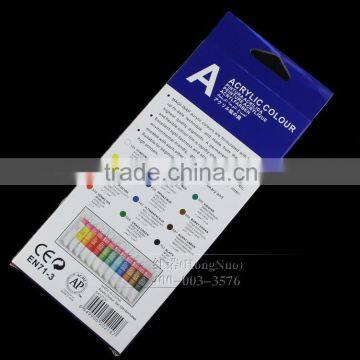 12 Colors Nail Art Acrylic Gel Paint Painting Tube Pigment SetHN1848 photo-3
