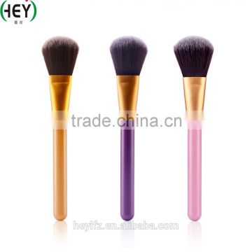 Hot Sell Synthetic Hair Color Plastic Handle Blush Brush