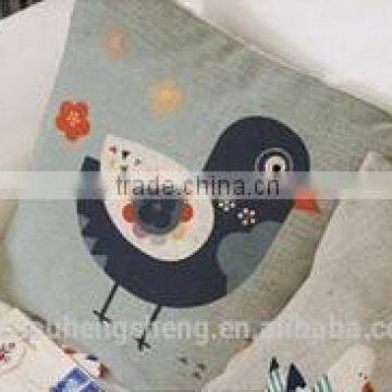 New Super Soft Linen Cotton Animal Print Cushion photo-3