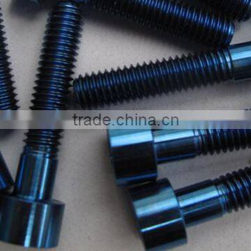 high strength gr5 DIN912 M6X12mm titanium fastener titanium screw titanium bolt