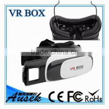 2016 Hot Selling Virtual Reality Glasses Case Plastic Google Cardboard 3D VR BOX 2.0 Adjustable 3D VR