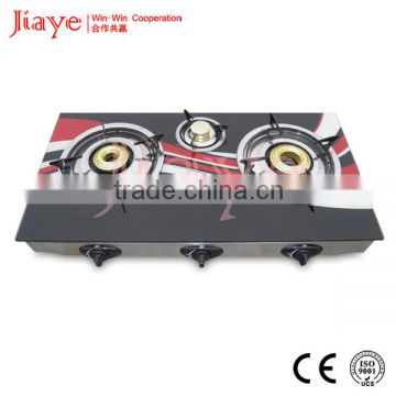 color printed table 3 burner stove top protector JY-TG3017