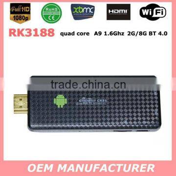 Cloudnetgo CR9S android wifi dongle tv box with usb cable android 4.2 full hd 1080p porn video free real player tv dongle